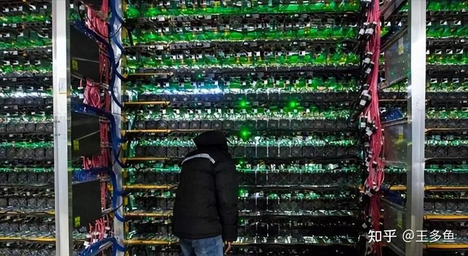 A close-up of a miner meticulously inspecting a mining rig, highlighting the importance of maintenance.